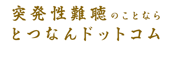 突発性難聴のことならとつなんドットコム